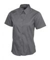 Ladies Pinpoint Oxford Half Sleeve Shirt