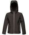 Kids Octagon 3-layer hooded softshell