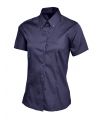 Ladies Pinpoint Oxford Half Sleeve Shirt