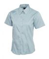 Ladies Pinpoint Oxford Half Sleeve Shirt