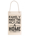 Sublimation Rustic Hanging Sign Vertical 14.5 x 26cm