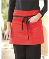 Short Bar Apron With Pocket