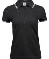 Ladies' Luxury Stripe Stretch Polo