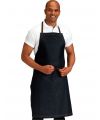 Denim Bib Apron with Contrast Stitching