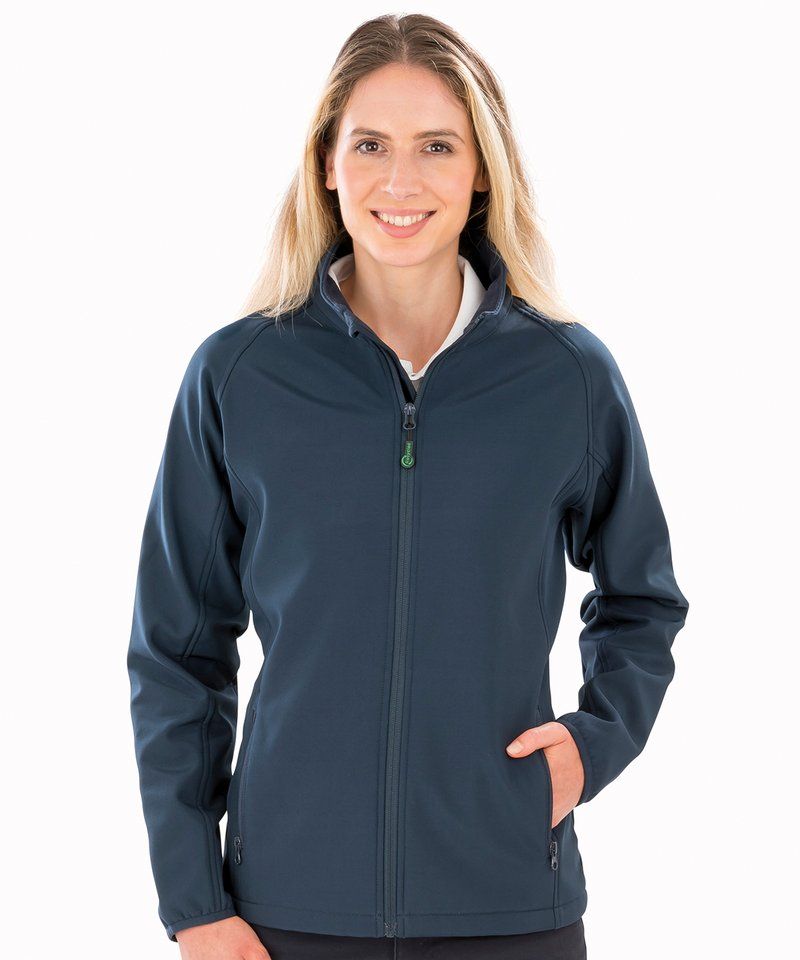 Women's recycled 2-layer printable softshell jacket