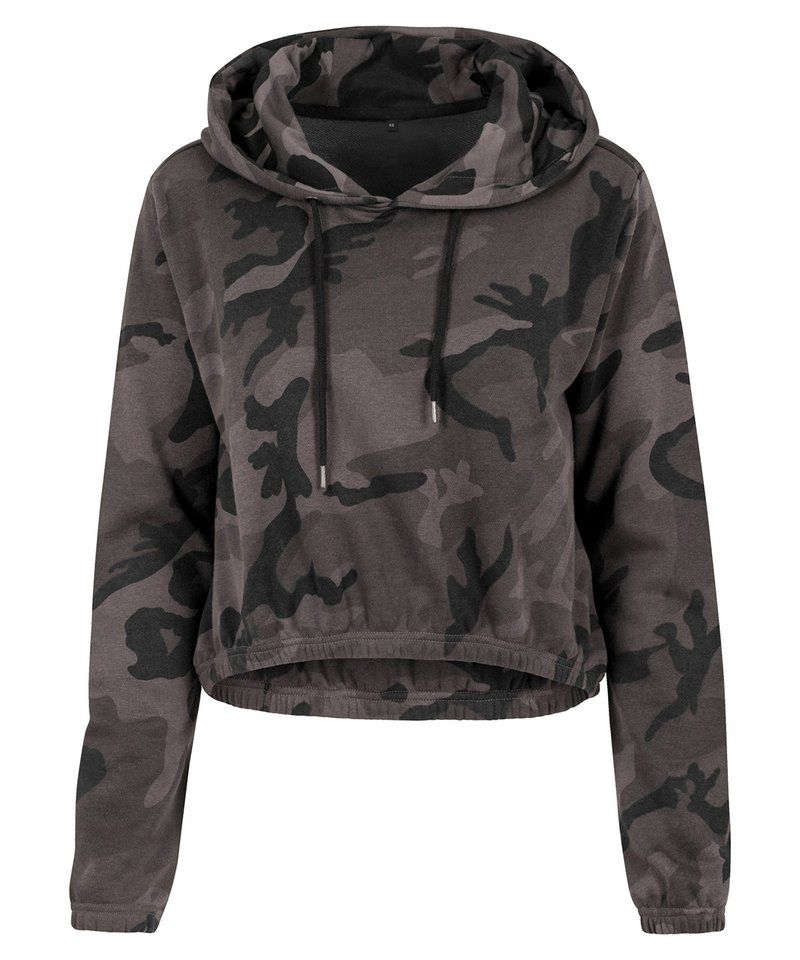 Women's camo cropped hoodie