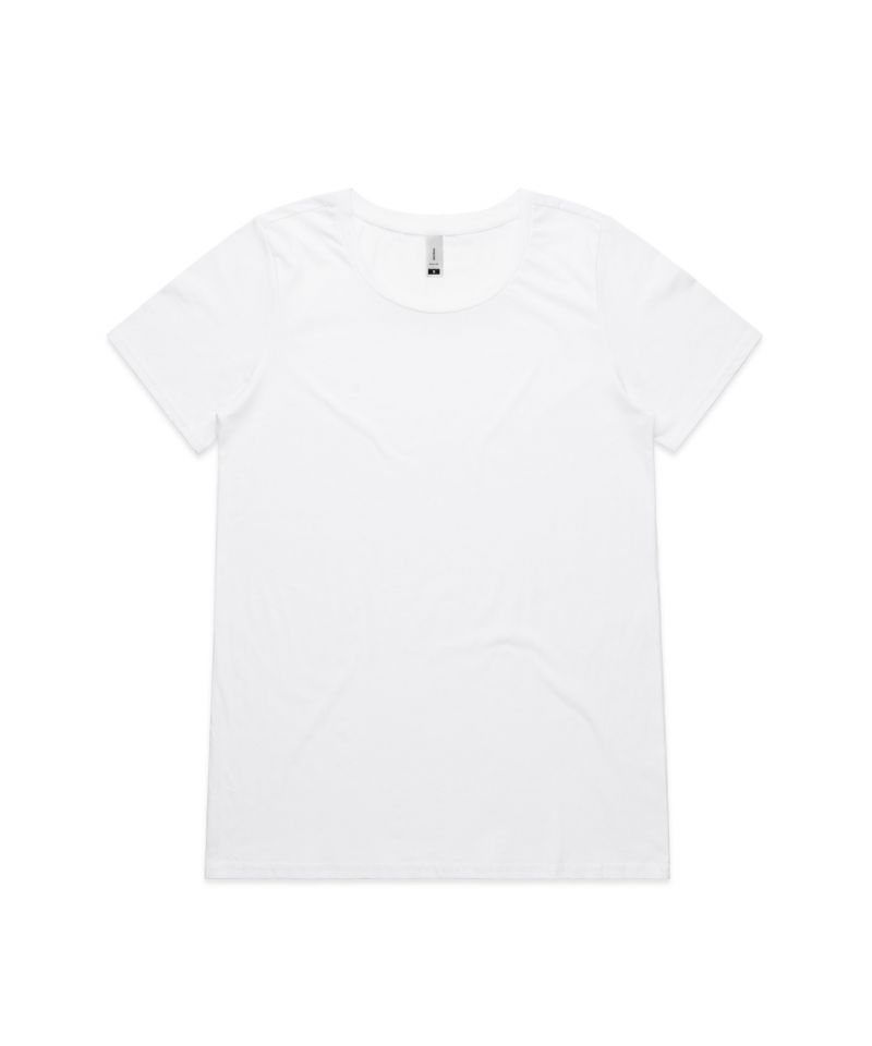 WO'S SHALLOW SCOOP TEE - 4011