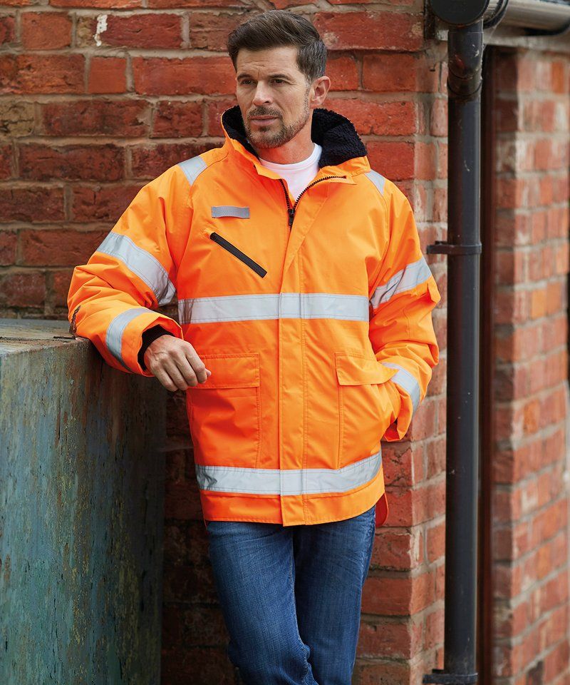 Hi-vis Fontaine storm jacket (HVP309)