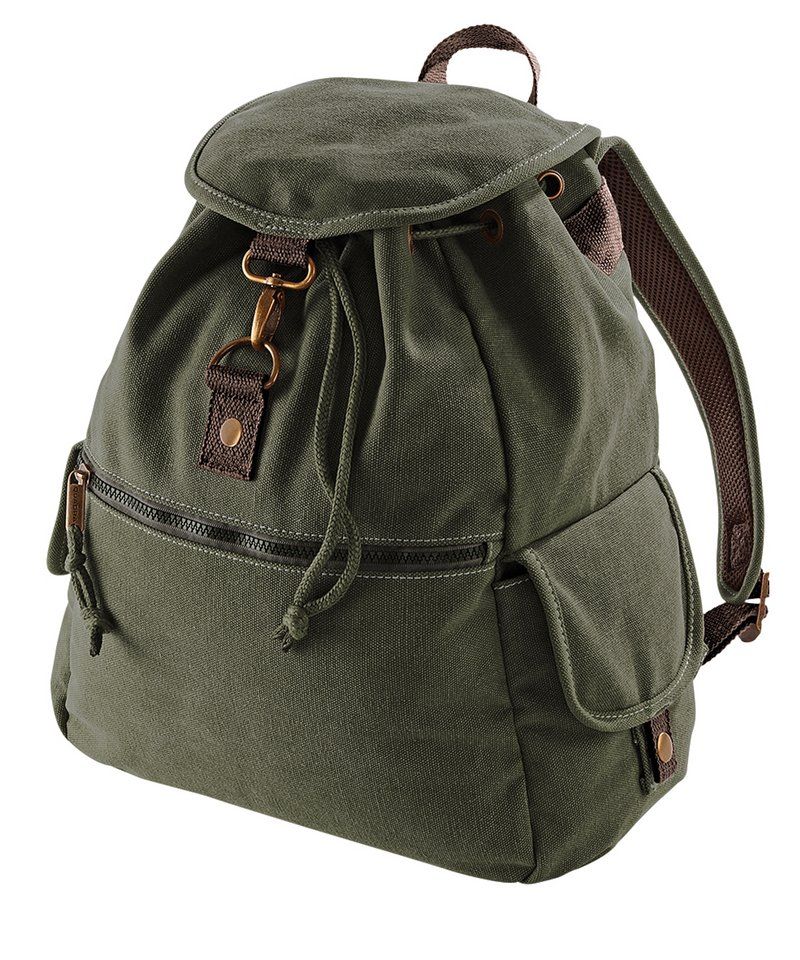 Vintage canvas backpack