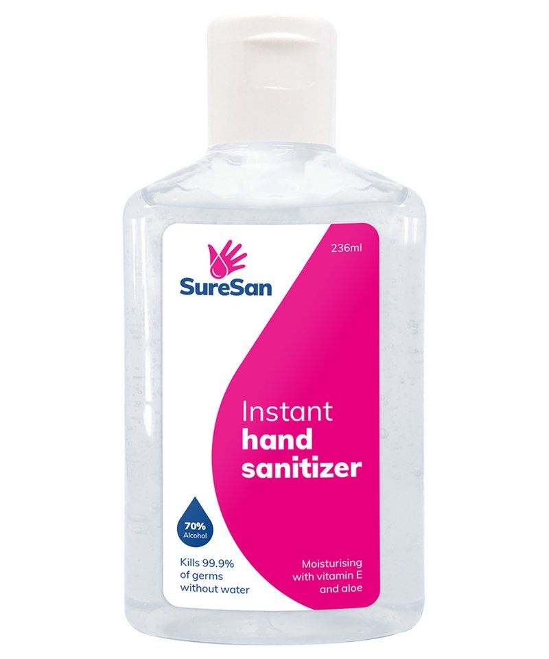 Hand sanitiser 236ml - cap (Pack of 24 bottles)