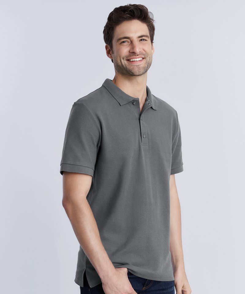 Premium Cotton® double piqué sport shirt