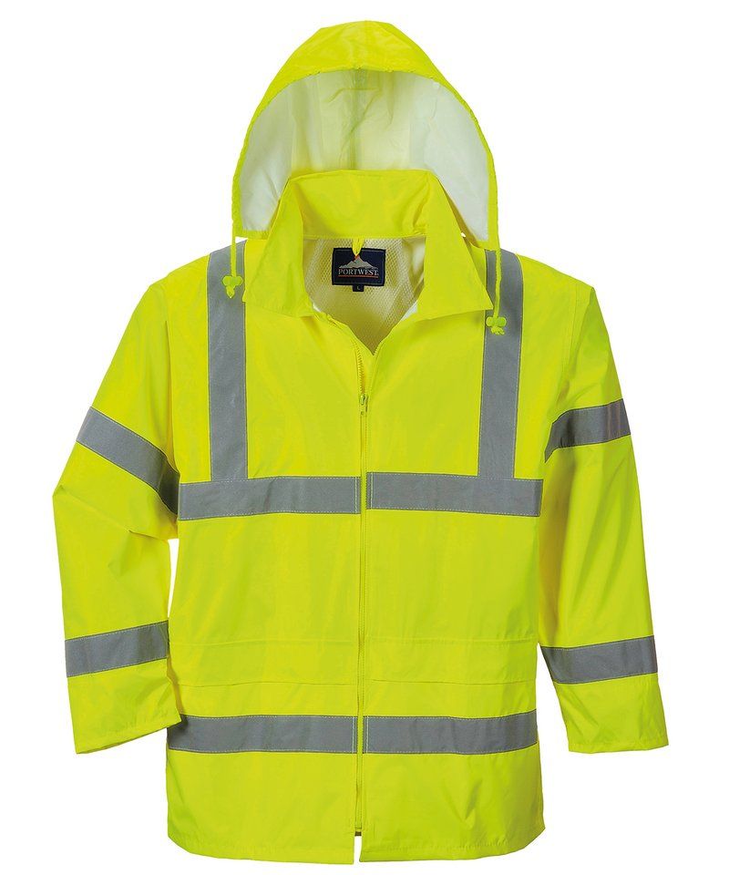 Portwest C466 Hi-Vis Classic Bomber Jacket Yellow/Black