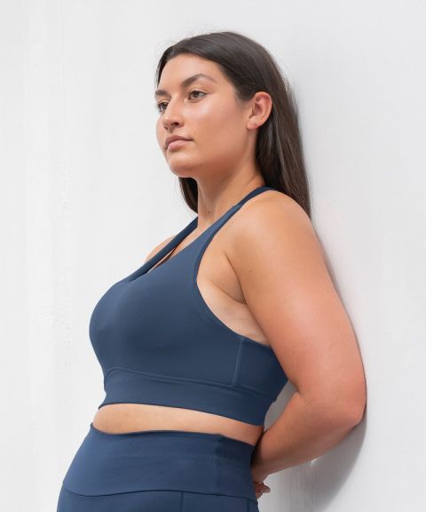 Medium impact core bra