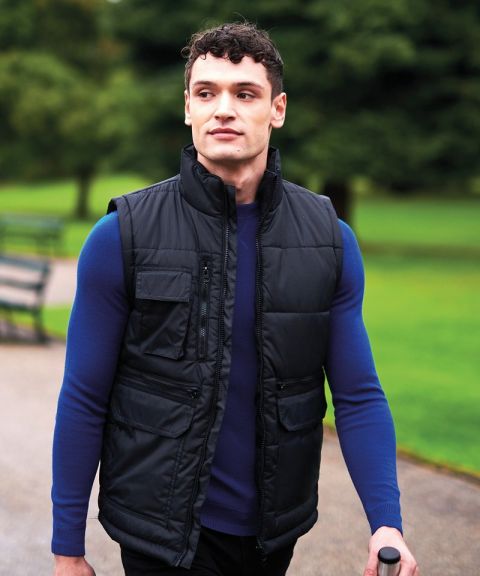 Steller multi-zip bodywarmer