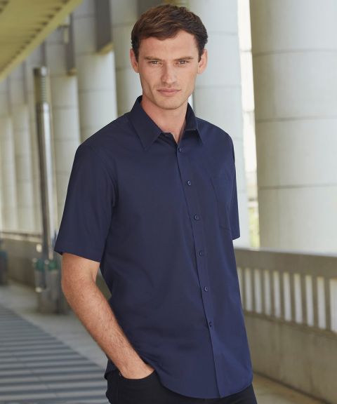 Poplin short sleeve shirt