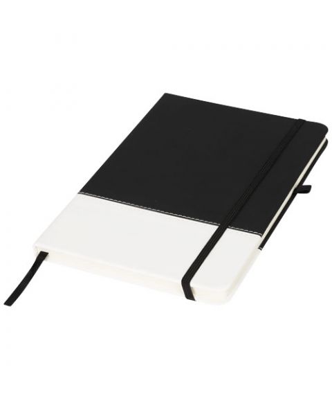 Two-tone A5 colour block notebook