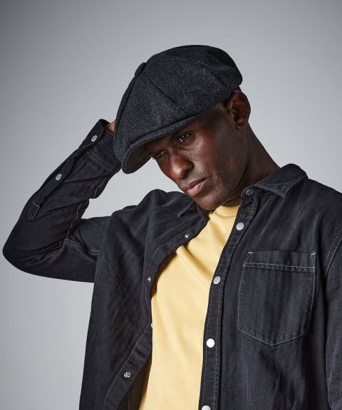 Melton wool baker boy cap