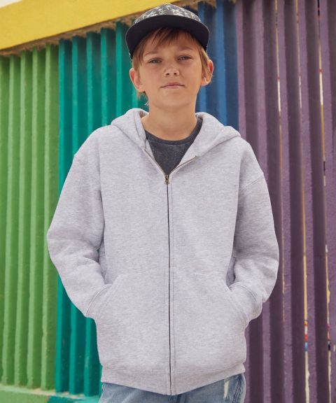 Kids premium hooded sweatshirt jacket