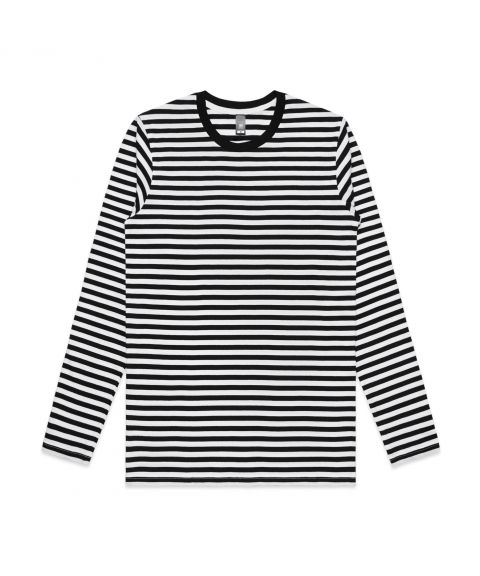 MENS MATCH STRIPE L/S TEE - 5031