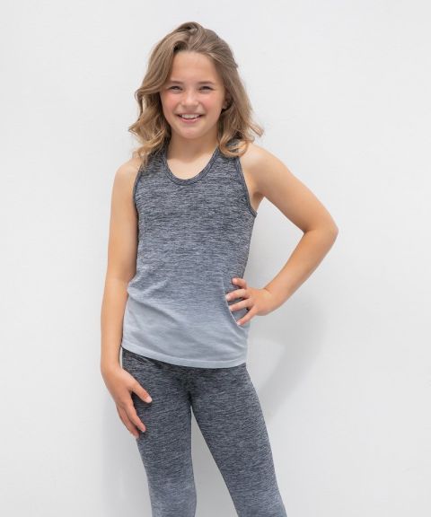 Kids seamless fade-out vest