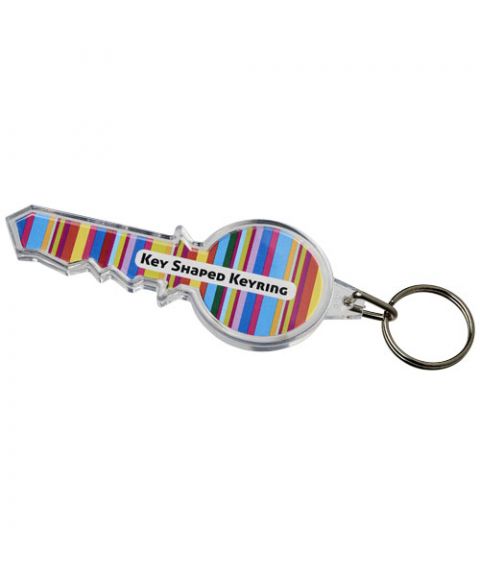 Combo key-shaped keychain