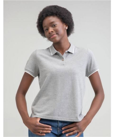 The Women's Tipped Polo