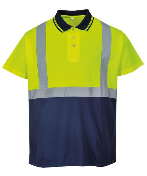 Hi-vis two-tone polo shirt (S479)