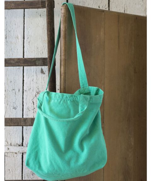 Zipped Canvas Shopper