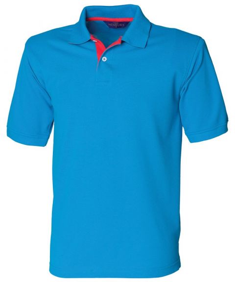 Contrast 65/35 piqué polo shirt