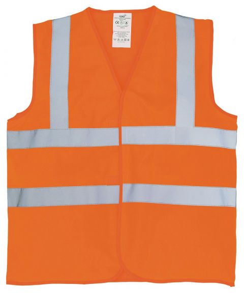 Flame-retardant hi-vis sleeveless waistcoat (HVW100FR)