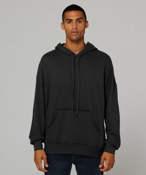 Unisex raw-seam hoodie