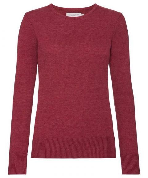 Women's crew neck knitted pullover