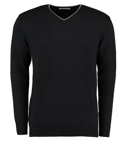 Contrast Arundel sweater