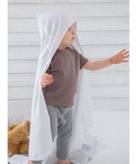 Baby organic hooded blanket