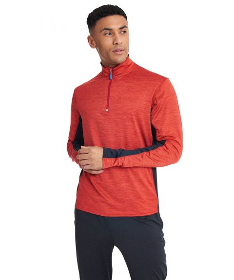 Jupiter mid-layer ¼ zip contrast performance top