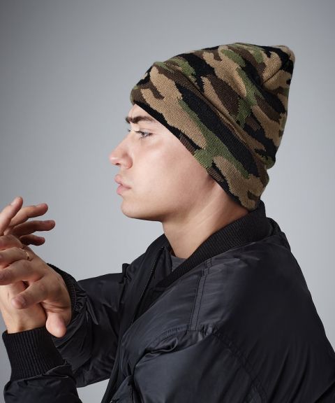 Camo cuffed beanie