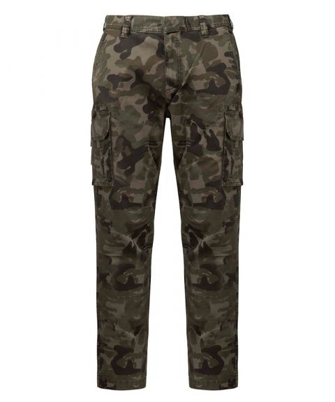 Camo cargo trousers