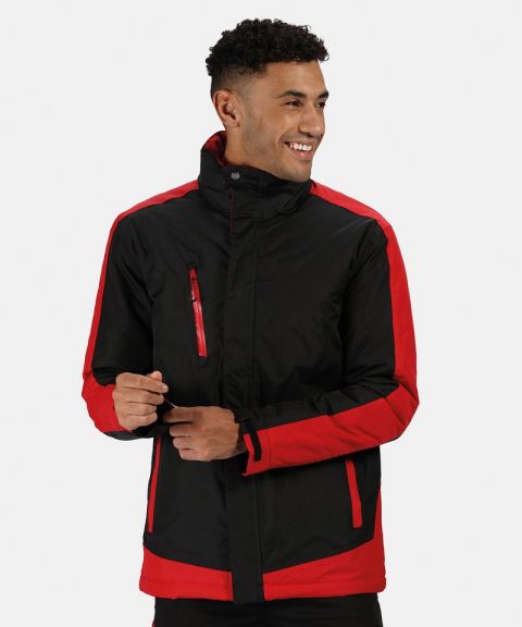 Contrast insulated jacket