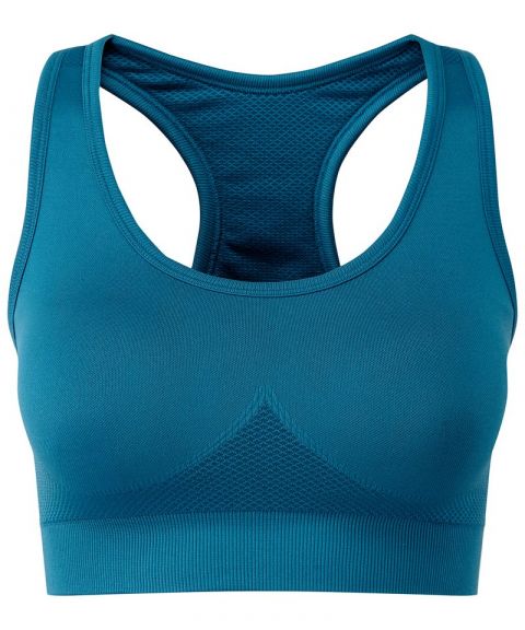 TriDri® seamless '3D fit' multi-sport sculpt solid colour bra