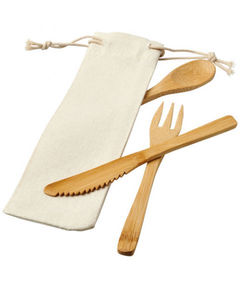 Celuk bamboo cutlery set