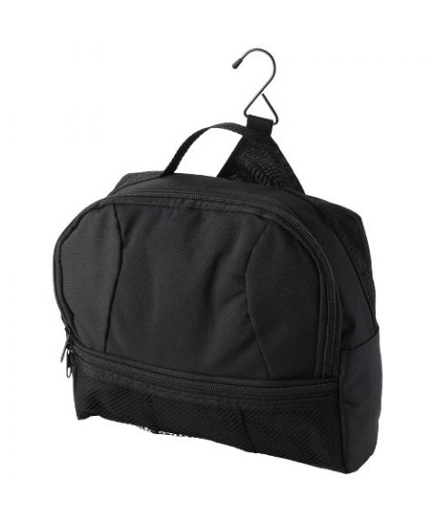 Global toiletry bag with metal hook