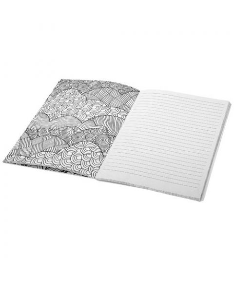 Doodle colouring notebook