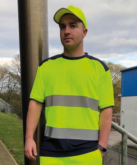 Hi-vis two-tone t-shirt (HVJ400)