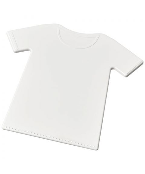 Brace t-shirt shaped ice scraper