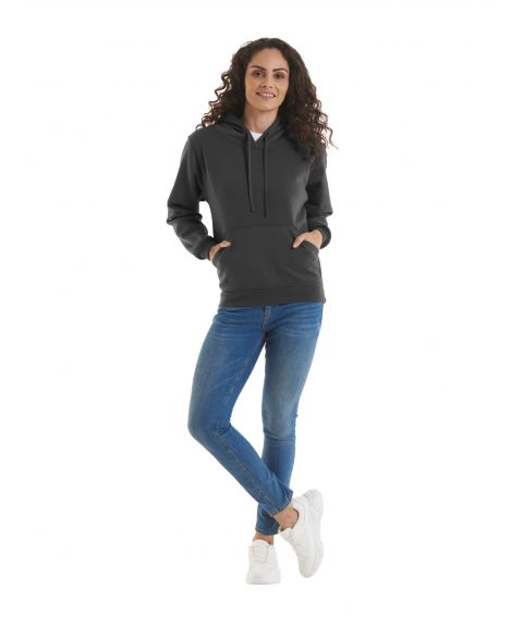 Ladies Deluxe Hooded Sweatshirt