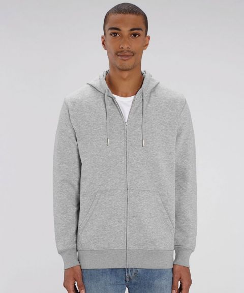 Unisex Connector essential zip-thru hoodie sweatshirt (STSU820)