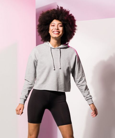 Women's cropped slounge hoodie