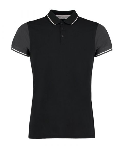 Contrast tipped polo (fashion fit)