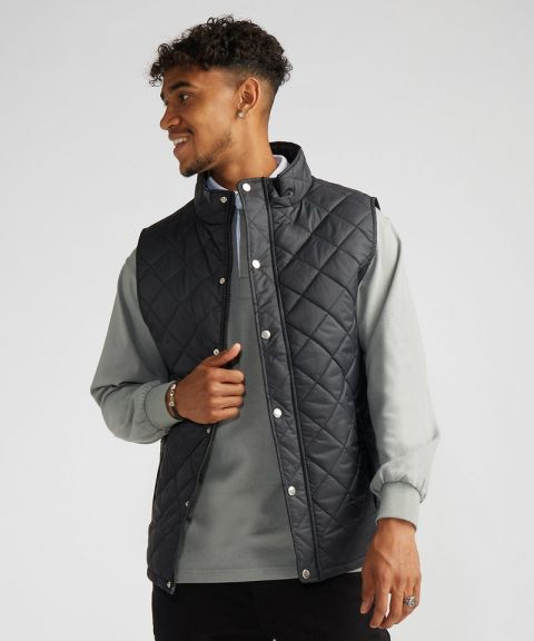 Diamond quilt gilet