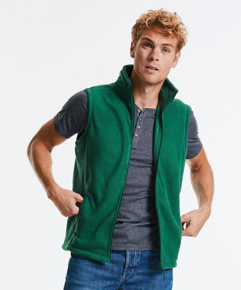 Outdoor fleece gilet